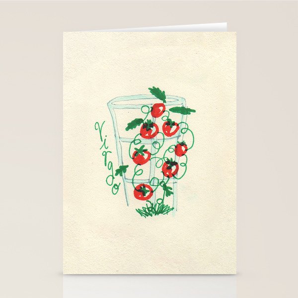 virgo tomato Stationery Card Gallery Image 2
