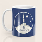 Apollo 11 Space - Saturn Rocket A Coffee Mug Gallery Image 3