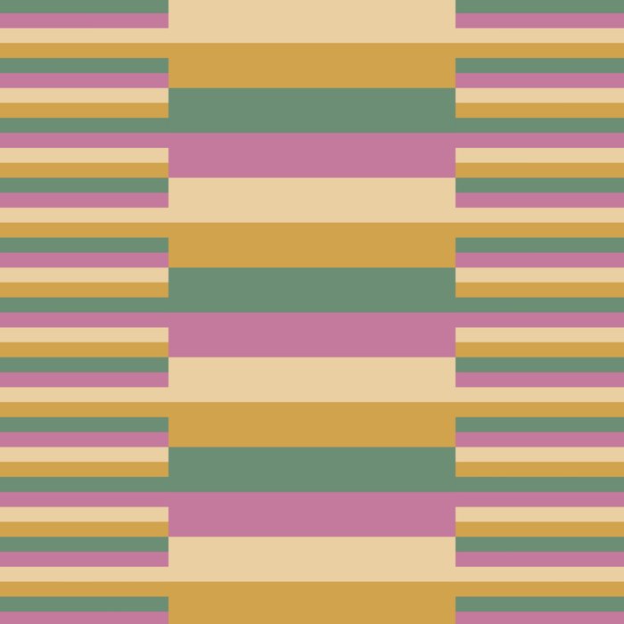 Mixed Stripes Pattern XIII Tropical Summer Coffee Mug Gallery Image 2
