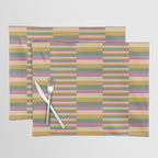 Mixed Stripes Pattern XIII Tropical Summer Placemat Gallery Image 1