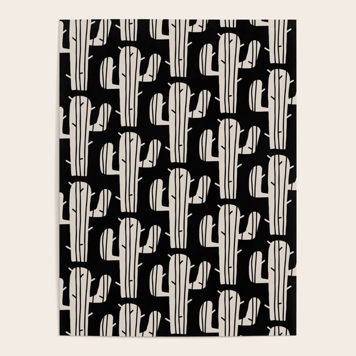 Desert Cactus Pattern 861 Poster Gallery Image 4