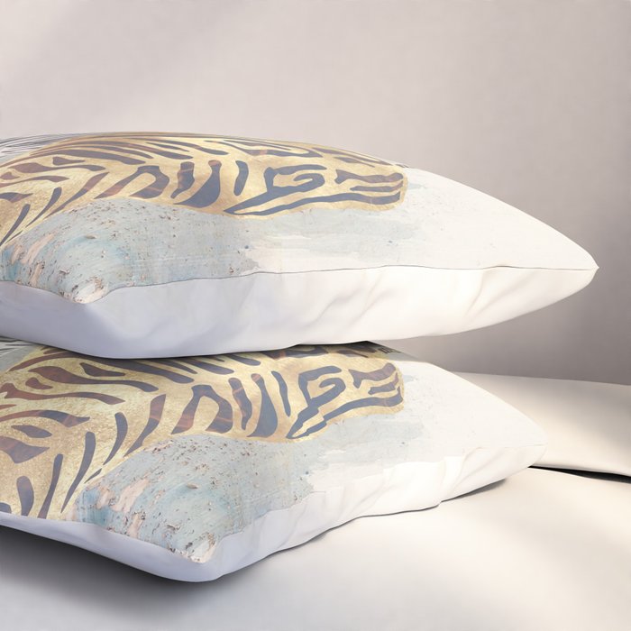 Metallic Zebras Pillow Sham Gallery Image 3