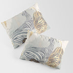 Metallic Zebras Pillow Sham Gallery Image 3