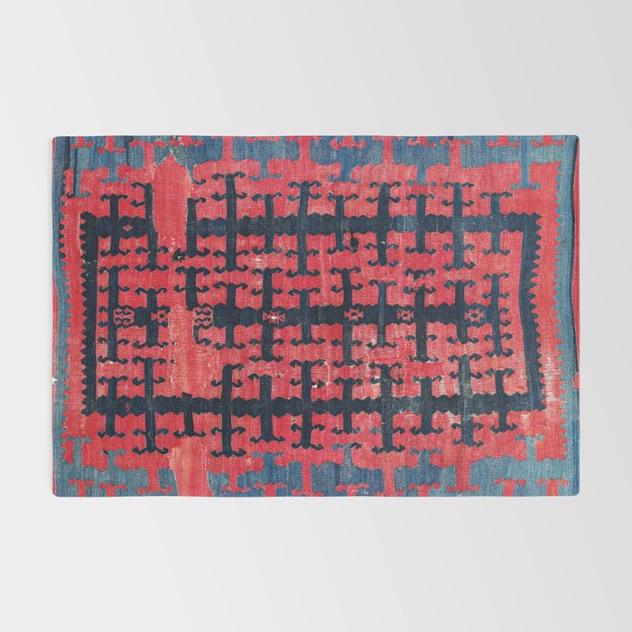Yüncü  Antique Turkish Balikesir Kilim Rug Print Rug Gallery Image 2