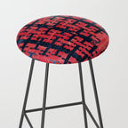 Yüncü  Antique Turkish Balikesir Kilim Rug Print Stool Gallery Image 2