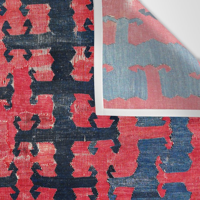 Yüncü  Antique Turkish Balikesir Kilim Rug Print Wall Tapestry Gallery Image 3