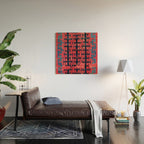 Yüncü  Antique Turkish Balikesir Kilim Rug Print Wood Wall Art Gallery Image 2