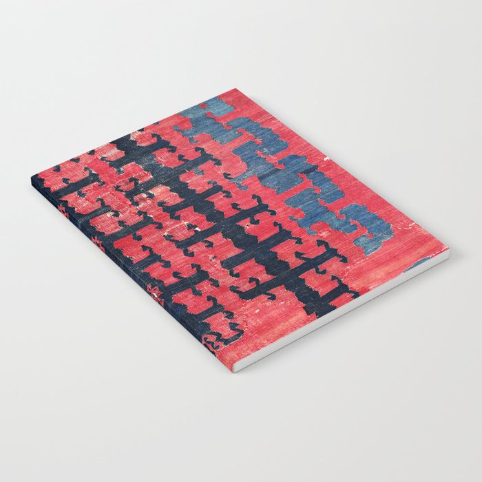 Yüncü  Antique Turkish Balikesir Kilim Rug Print Notebook Gallery Image 2