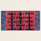Yüncü  Antique Turkish Balikesir Kilim Rug Print Desk Mat Gallery Image 3