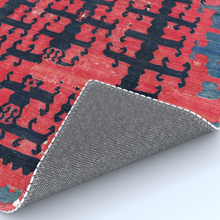 Yüncü  Antique Turkish Balikesir Kilim Rug Print Rug Gallery Image 4