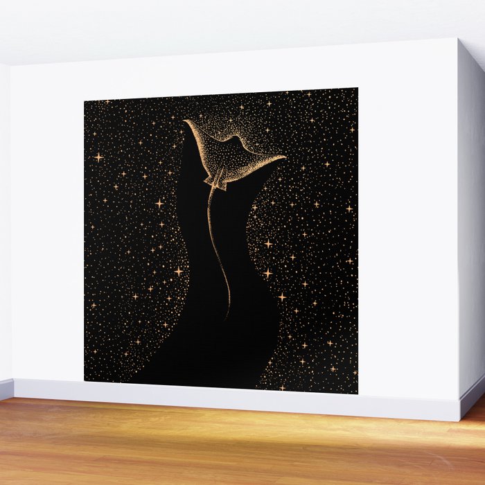 Star Collector Dark GOLD Version Wall Mural Gallery Image 2