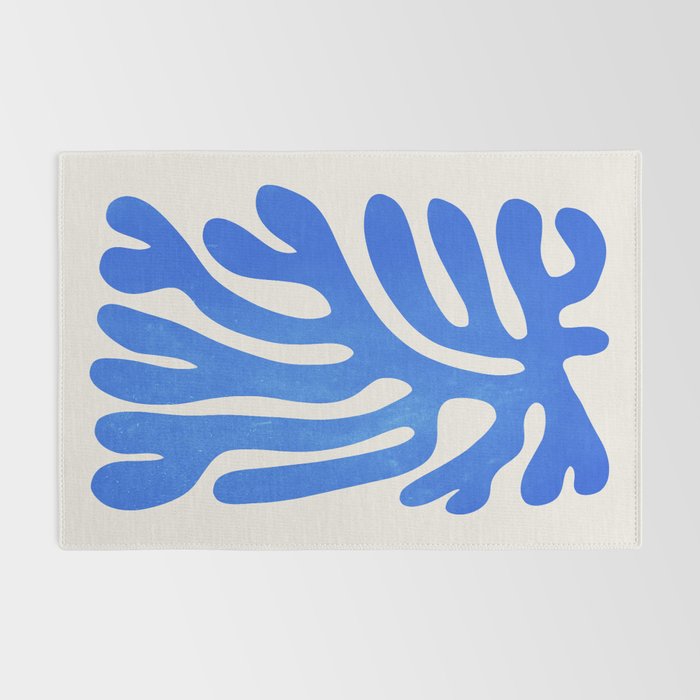 Marseille Blue: Matisse Color Paper Cutouts 03 Rug Gallery Image 2