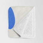 Marseille Blue: Matisse Color Paper Cutouts 03 Throw Blanket Gallery Image 3