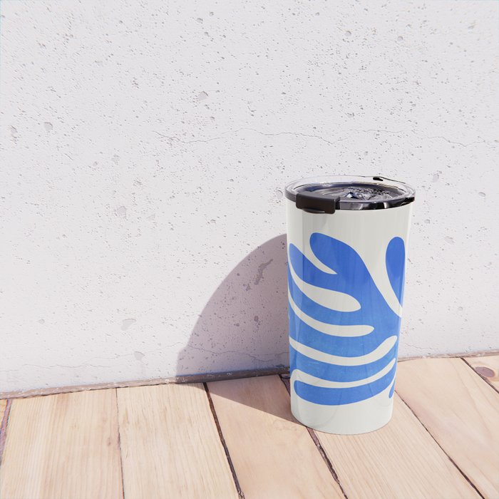Marseille Blue: Matisse Color Paper Cutouts 03 Travel Mug Gallery Image 4