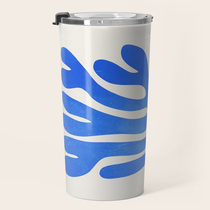 Marseille Blue: Matisse Color Paper Cutouts 03 Travel Mug Gallery Image 3
