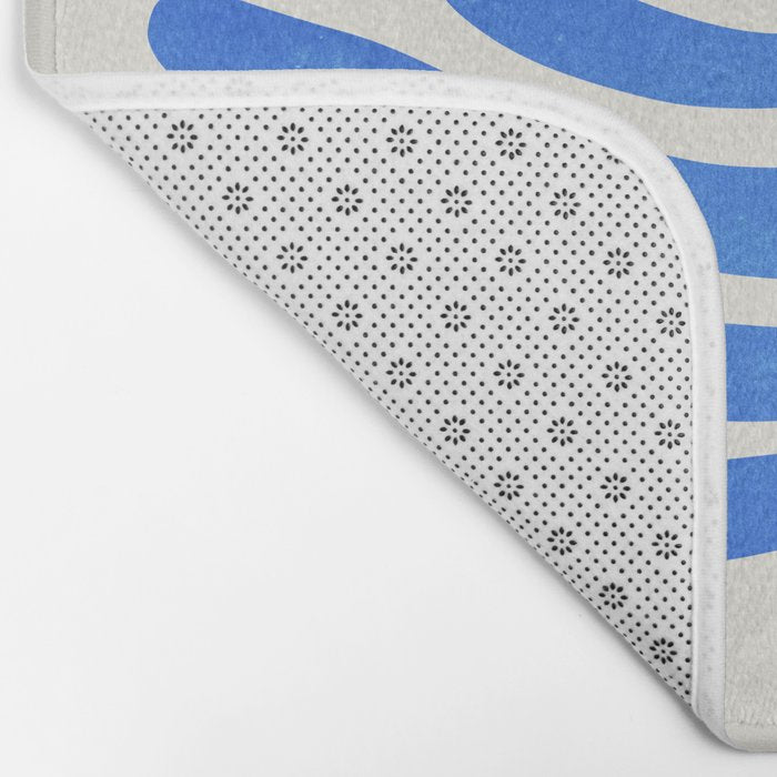 Marseille Blue: Matisse Color Paper Cutouts 03 Bath Mat Gallery Image 2