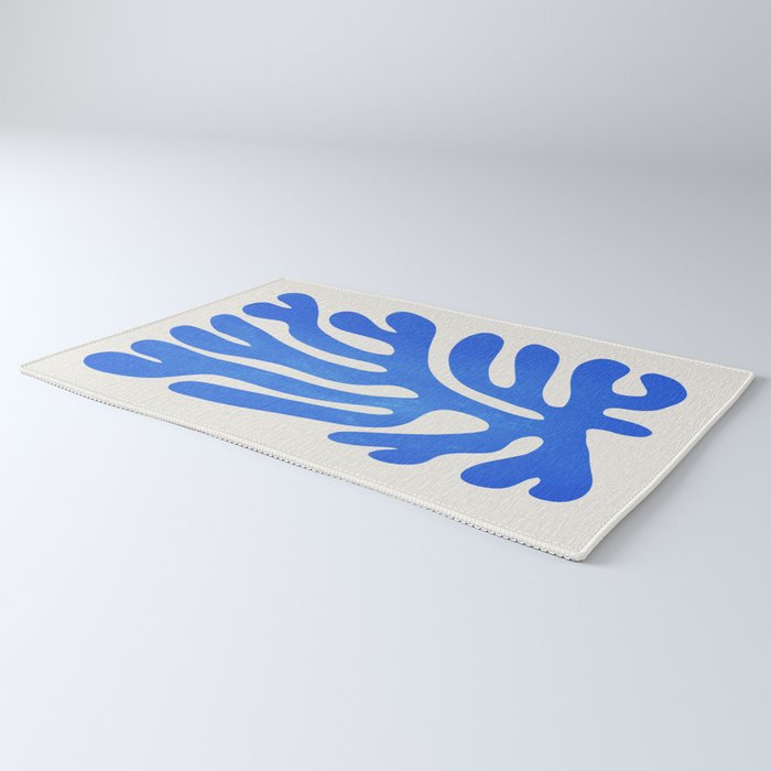 Marseille Blue: Matisse Color Paper Cutouts 03 Rug Gallery Image 3