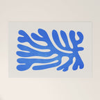 Marseille Blue: Matisse Color Paper Cutouts 03 Welcome Mat Gallery Image 1