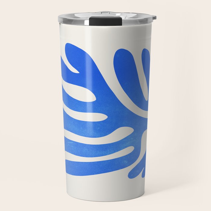 Marseille Blue: Matisse Color Paper Cutouts 03 Travel Mug Gallery Image 1