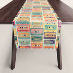 Retro 90s Mixtapes Table Runner Gallery Image 1