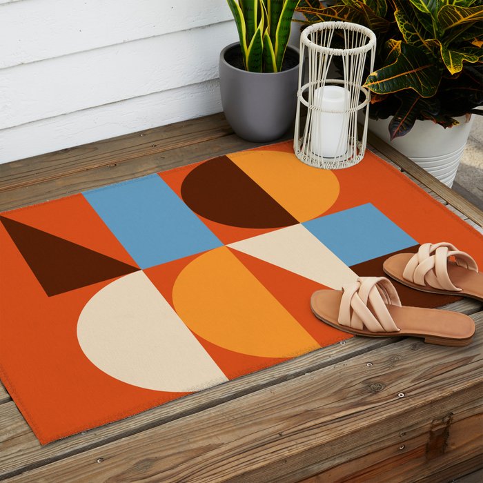 Mid Century 40A Outdoor Rug Gallery Image 2