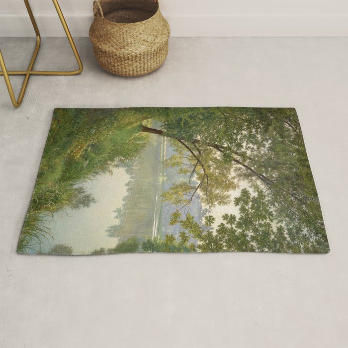From Waters Edge - Landscape Painting Rug Gallery Image 1