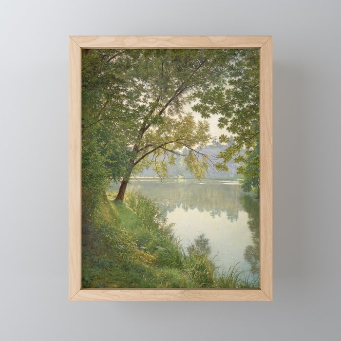 From Waters Edge - Landscape Painting Mini Art Print Gallery Image 1