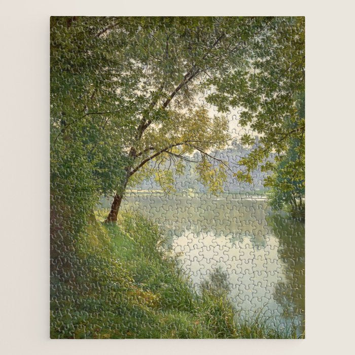 From Waters Edge - Landscape Painting Jigsaw Puzzle Gallery Image 1