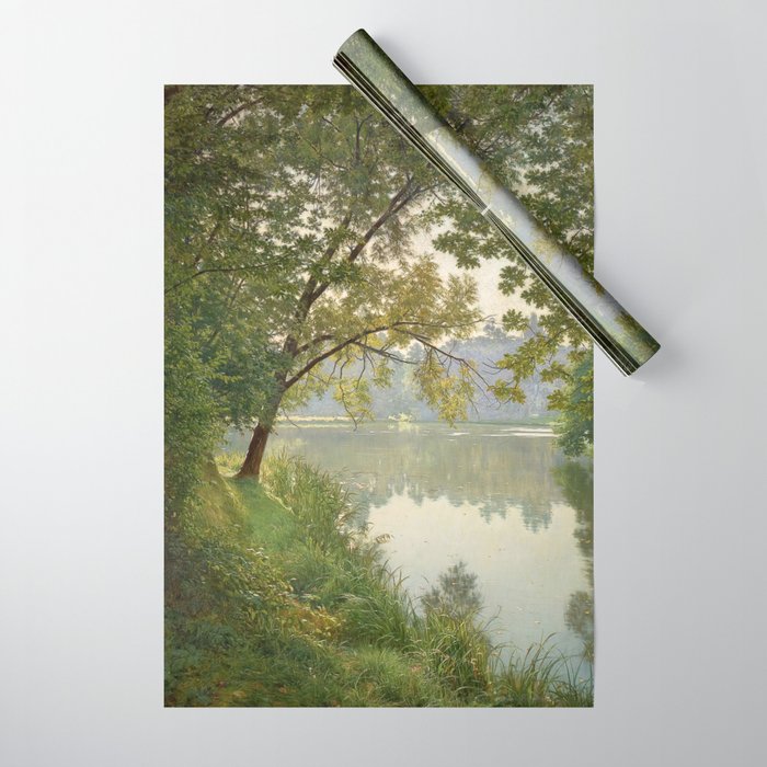 From Waters Edge - Landscape Painting Wrapping Paper Gallery Image 1