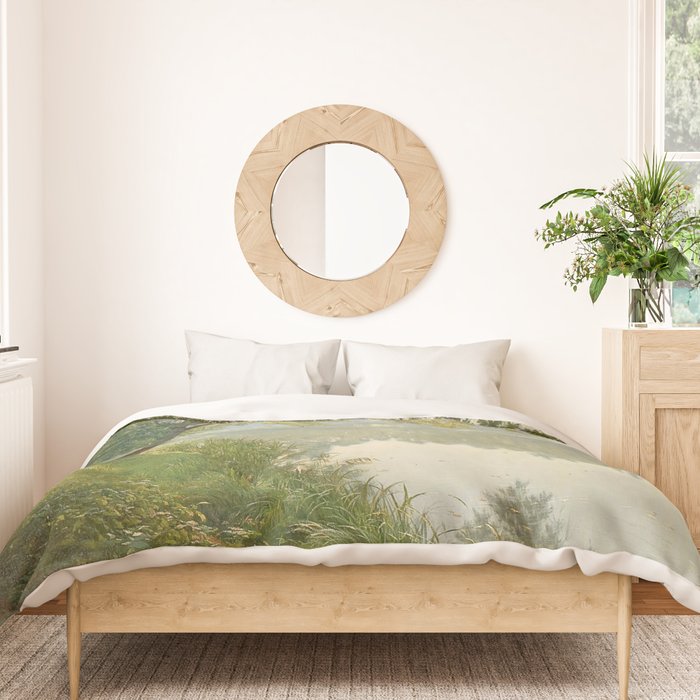 From Waters Edge - Landscape Painting Duvet Cover Gallery Image 3