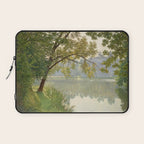 From Waters Edge - Landscape Painting Laptop Sleeve Gallery Image 1