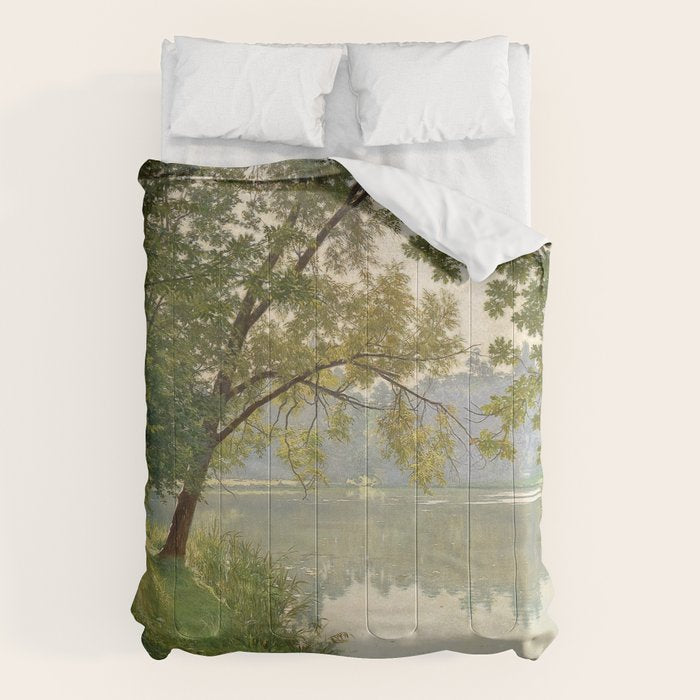 From Waters Edge - Landscape Painting Comforter Gallery Image 6