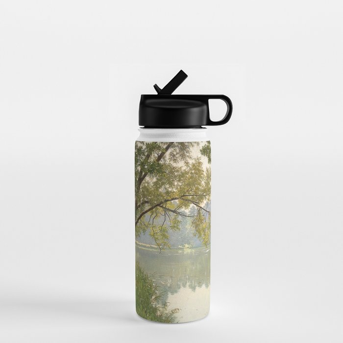 From Waters Edge - Landscape Painting Water Bottle Gallery Image 1