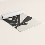 Sitting nude in black Yoga Mat Gallery Image 2