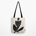 Sitting nude in black Tote Bag Gallery Image 2