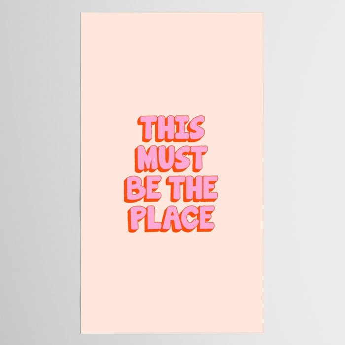 This Must Be The Place: The Peach Edition Tablecloth Gallery Image 2