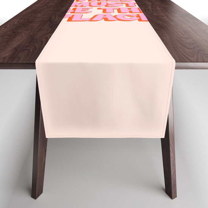 This Must Be The Place: The Peach Edition Table Runner Gallery Image 1