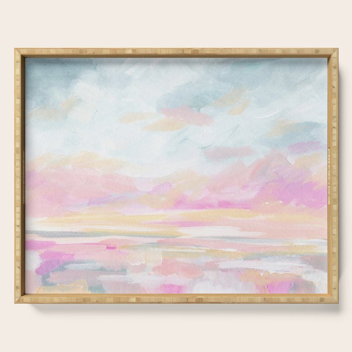 So Alive - Bright Ocean Seascape Serving Tray Gallery Image 1