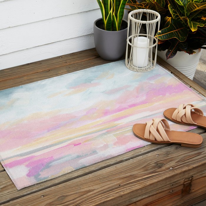 So Alive - Bright Ocean Seascape Outdoor Rug Gallery Image 2