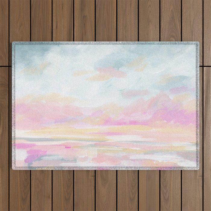 So Alive - Bright Ocean Seascape Outdoor Rug Gallery Image 1