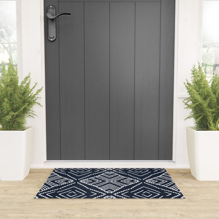 Beni in Navy Welcome Mat Gallery Image 3