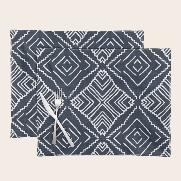 Beni in Navy Placemat Gallery Image 1