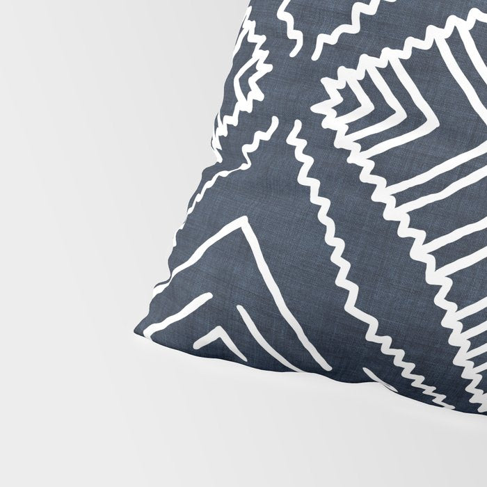 Beni in Navy Pillow Sham Gallery Image 4