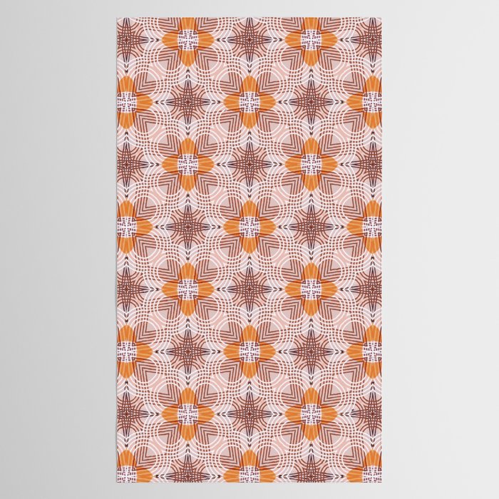 Moroccan flower baskets Tablecloth Gallery Image 2