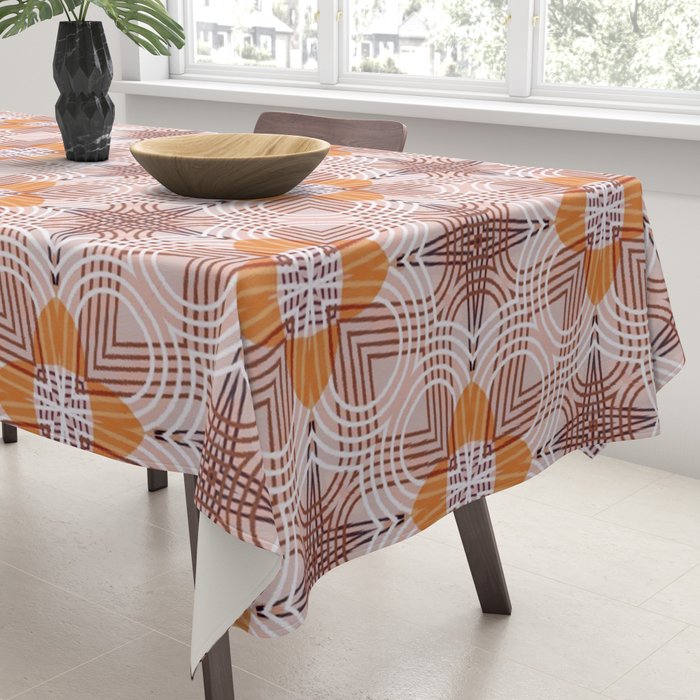 Moroccan flower baskets Tablecloth Gallery Image 3