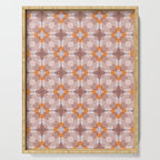 Moroccan flower baskets Serving Tray Gallery Image 1