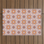 Moroccan flower baskets Outdoor Rug Gallery Image 1