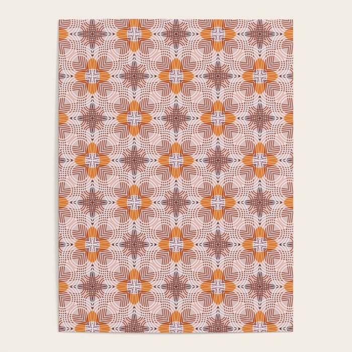 Moroccan flower baskets Poster Gallery Image 1
