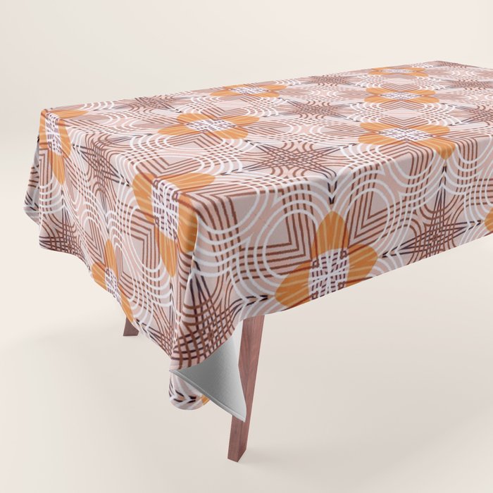 Moroccan flower baskets Tablecloth Gallery Image 1