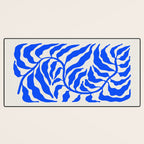 Wild Ferns: Ultramarine Blue Edition Desk Mat Gallery Image 3